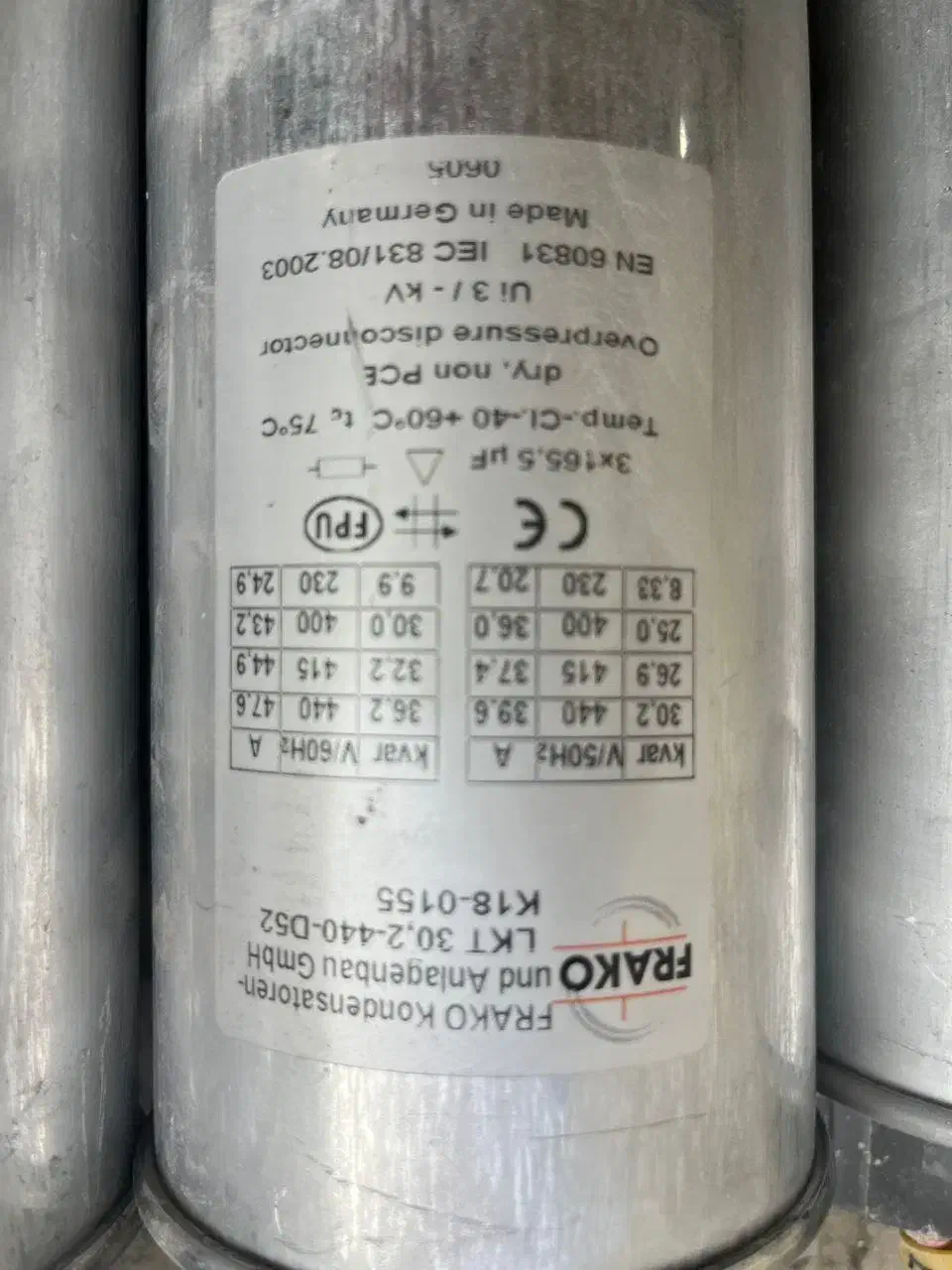 LKT30 FRAKO.خازن سه فاز فراکو|ماشین‌آلات صنعتی|تهران, باشگاه نفت|دیوار