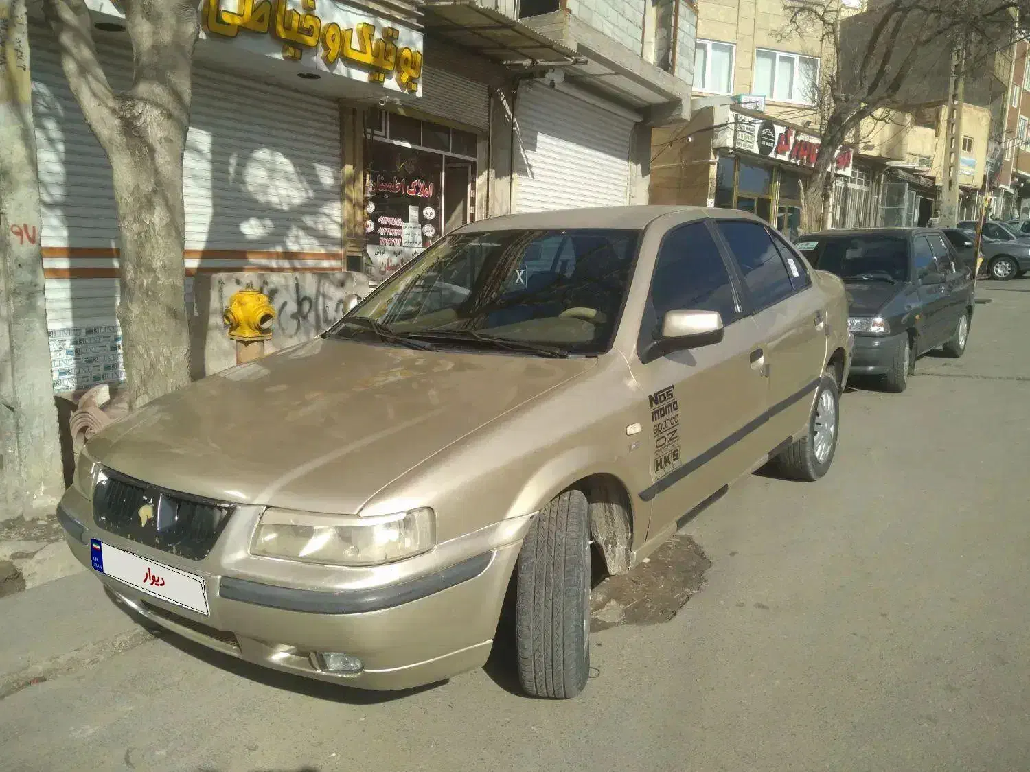 سمند بژ. مدل84|خودرو سواری و وانت|تبریز, |دیوار