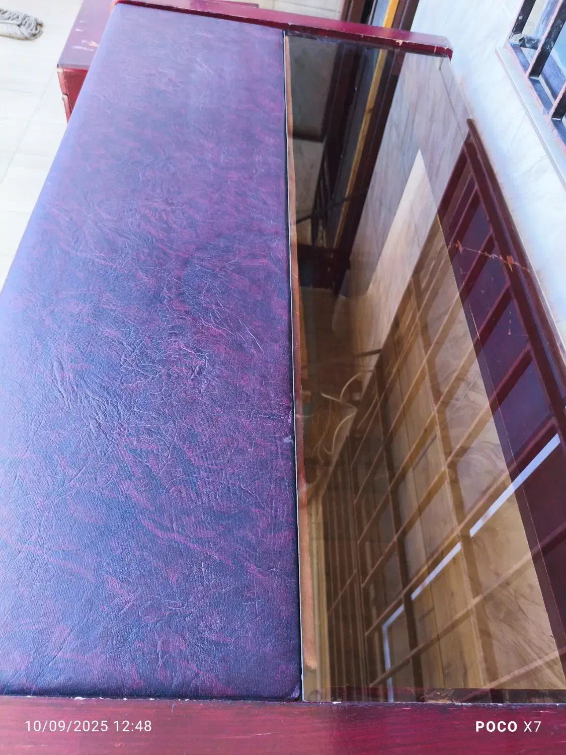 میز اداری همراه با کمد کشوی مجزا|میز تحریر و کامپیوتر|کرمان, |دیوار