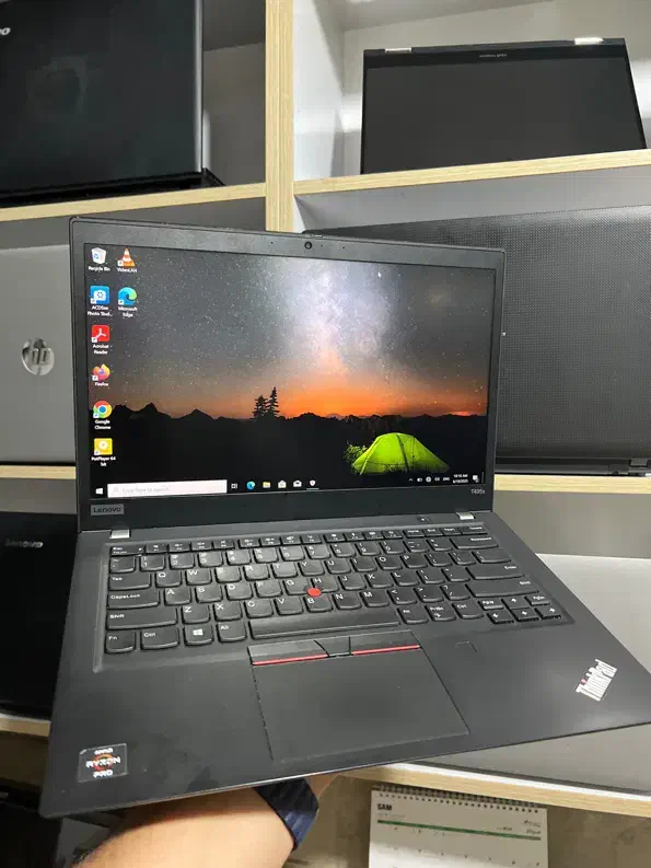لپ تاپ استوک لمسی گرافیکدار lenovo t495s|رایانه همراه|همدان, |دیوار