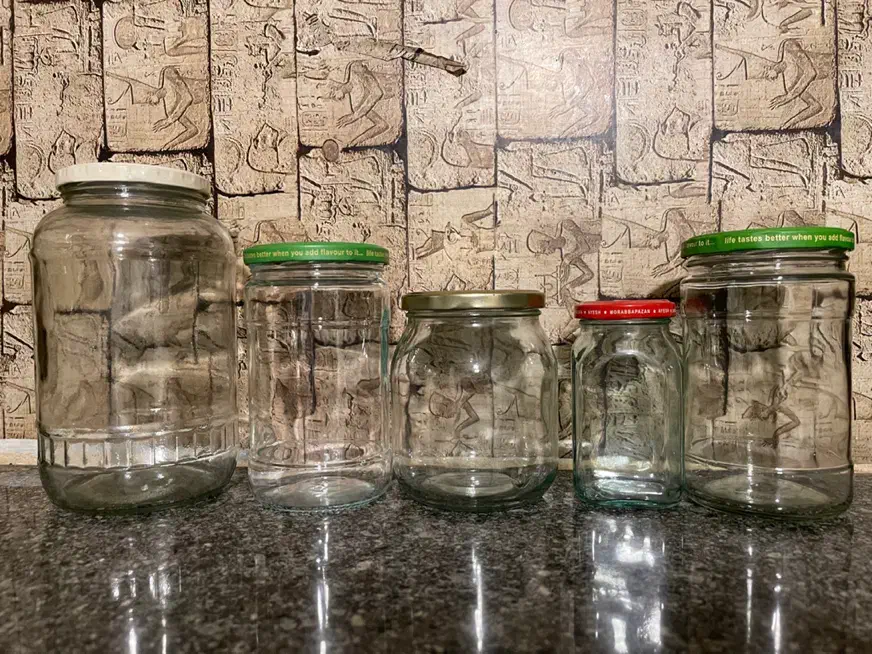 شیشه مربا و ترشی|ظروف نگهدارنده، پلاستیکی، یک‌بارمصرف|سرخرود, |دیوار