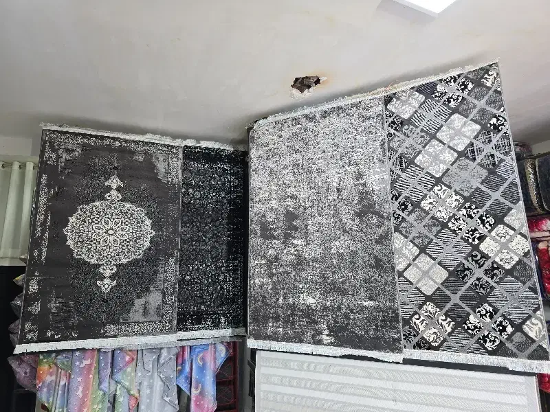 قالیچه یک در یک و نیم طرح آینه شکسته 50|گلیم، جاجیم، گبه|مشهد, کشف|دیوار