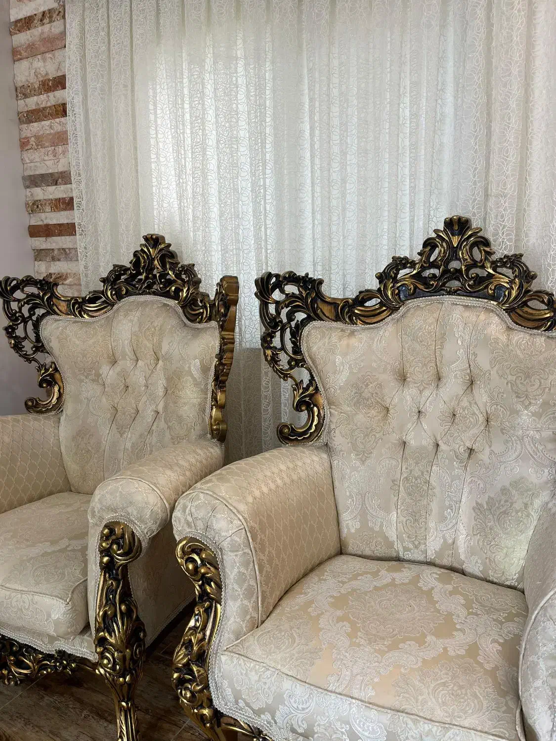 مبلمان سلطنتی ۹نفره|مبلمان خانگی و میز عسلی|سرخنکلاته, |دیوار