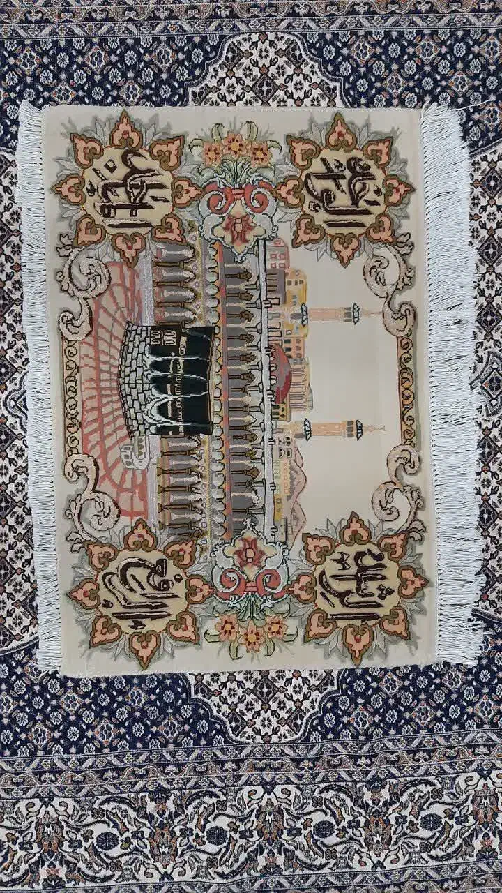 فروش تابلو فرش طرح کعبه|تابلو فرش|تبریز, |دیوار