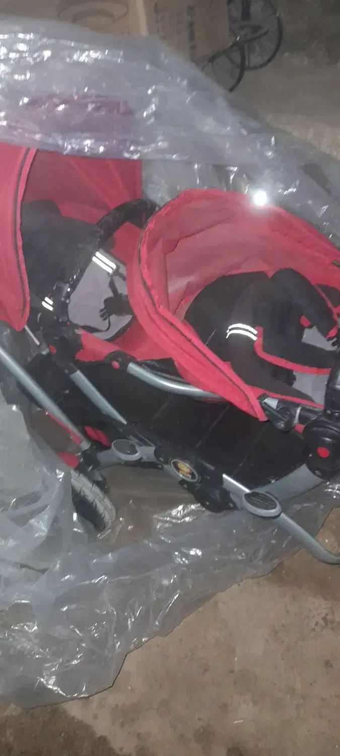 کالسکه دوقلوی مدل سانیکو خارجی|کالسکه و لوازم جانبی|قیدار, |دیوار