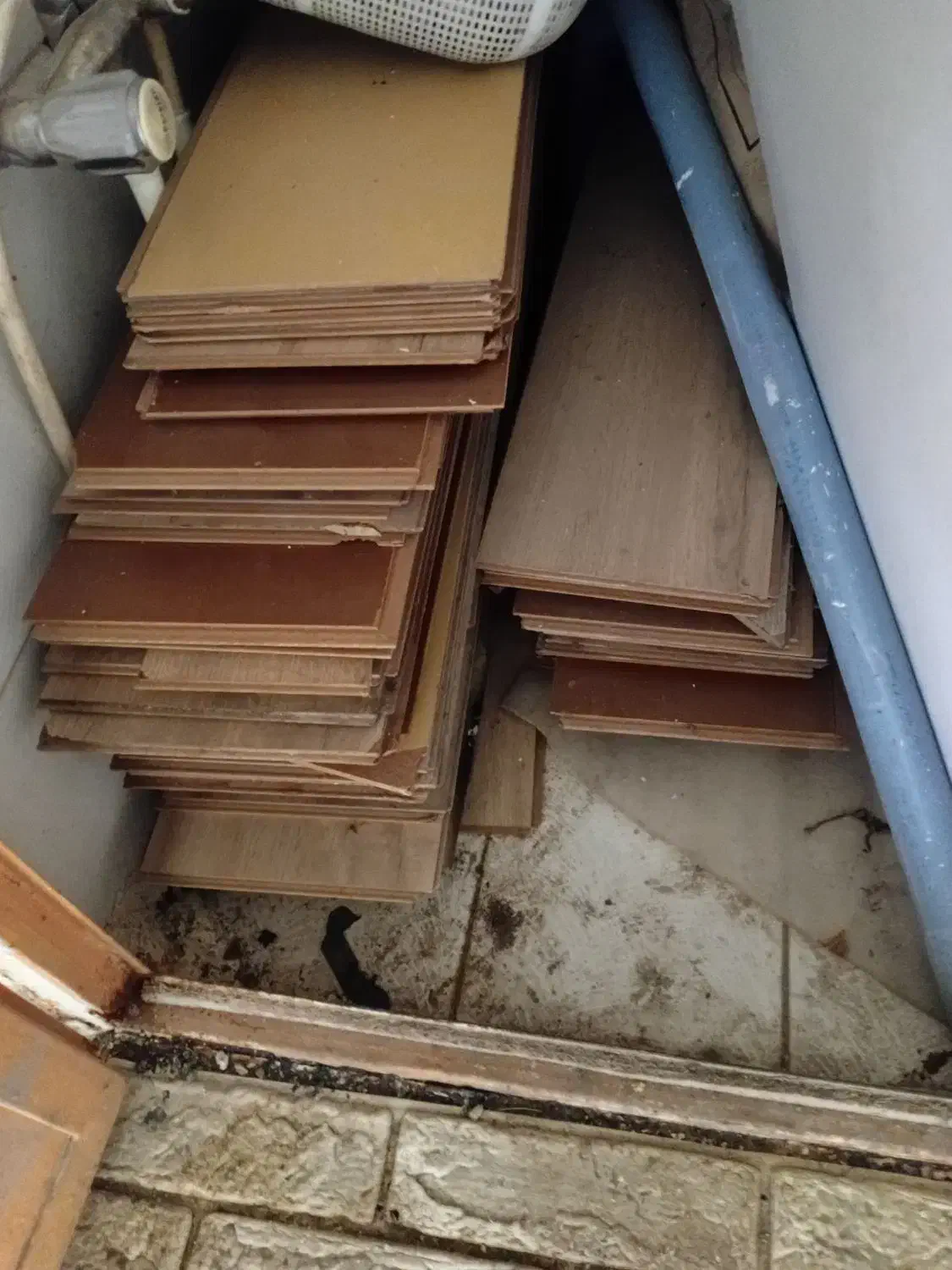 پارکت طرح چوب دست دوم وفوم|مصالح و تجهیزات ساختمان|رفسنجان, |دیوار