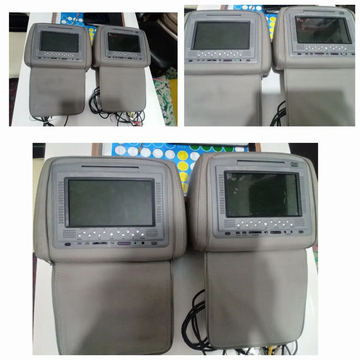 ۲عدد مانیتور سفارشی پشت سری سمند|قطعات یدکی و لوازم جانبی|نیشابور, کشتارگاه|دیوار