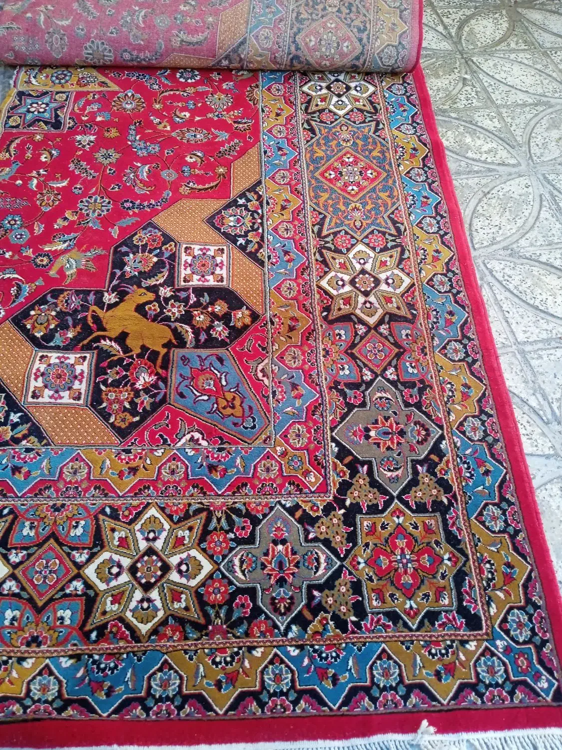 فرش|فرش|گچی, |دیوار