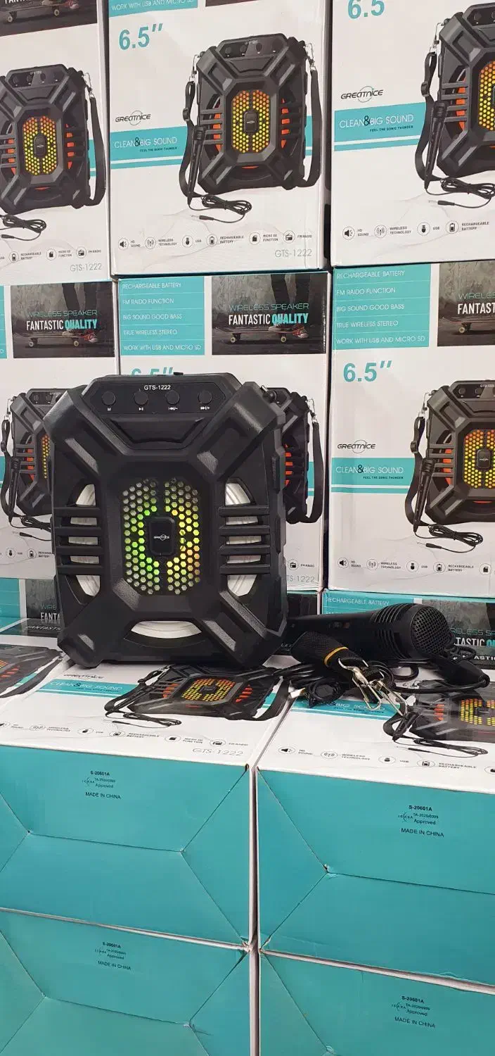 اسپیکر بلوتوثی قابل حمل GTS-1222|پخشکننده همراه|تهران, شیخ هادی|دیوار