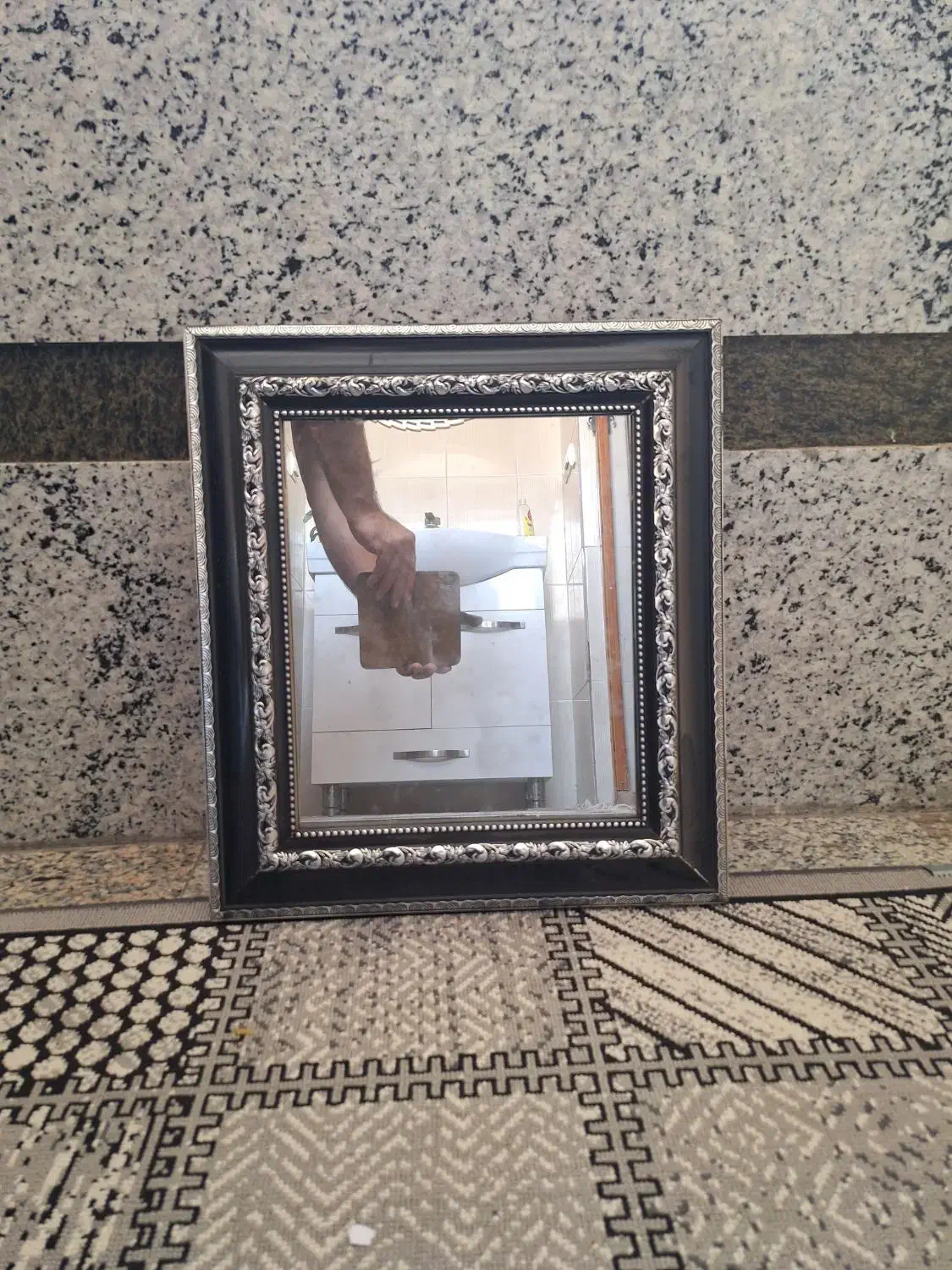 اینه باقاب چوبی|صنایع دستی و سایر لوازم تزئینی|قرچک, زیبا شهر|دیوار