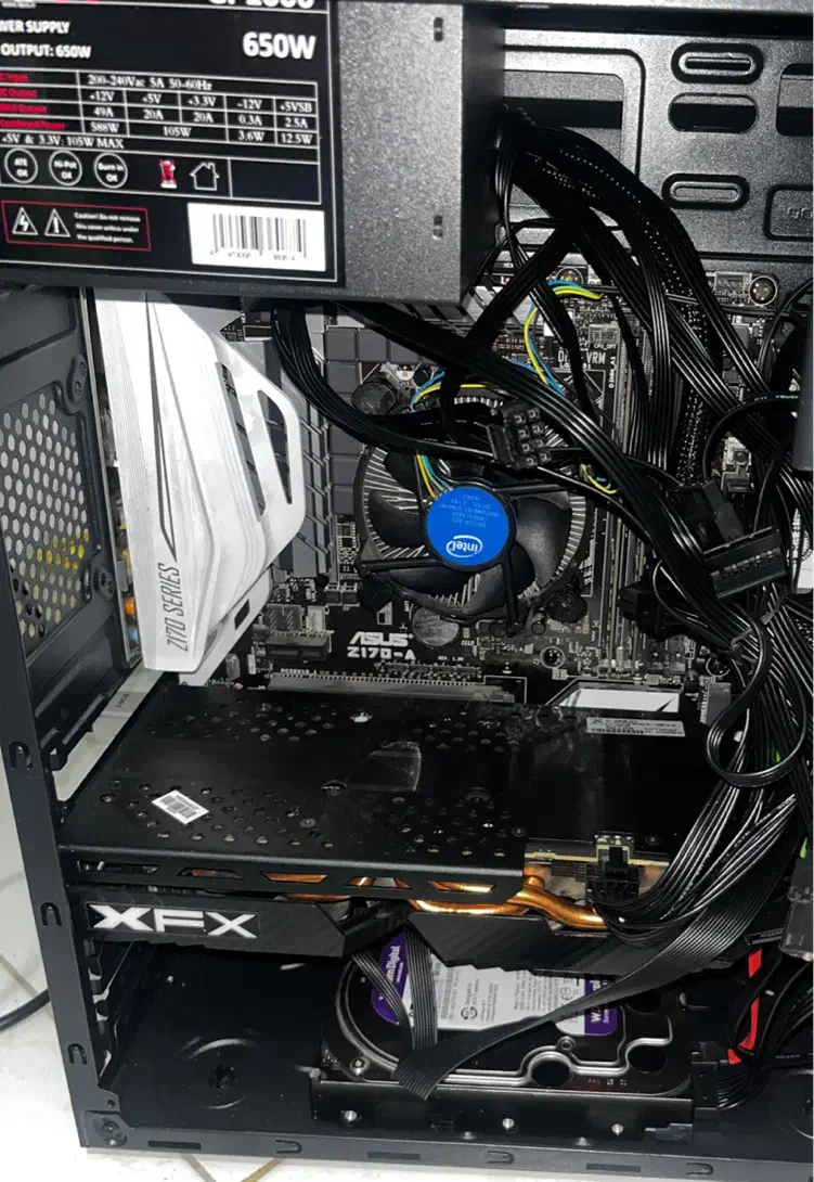 کیس کامل حرفه ای|رایانه رومیزی|رشت, لاکانی|دیوار