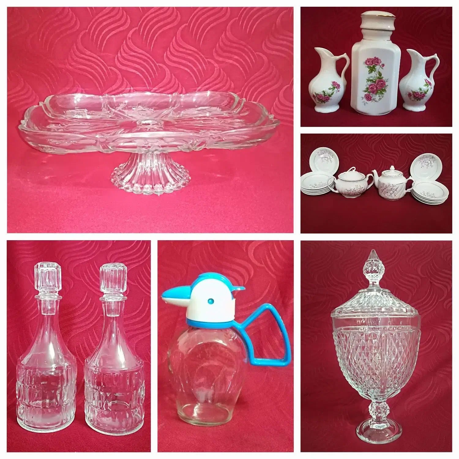 شکلات خوری قوری قندان نعلبکین ابلیموخوری چایدان|ظروف سرو و پذیرایی|شیراز, مسلم|دیوار