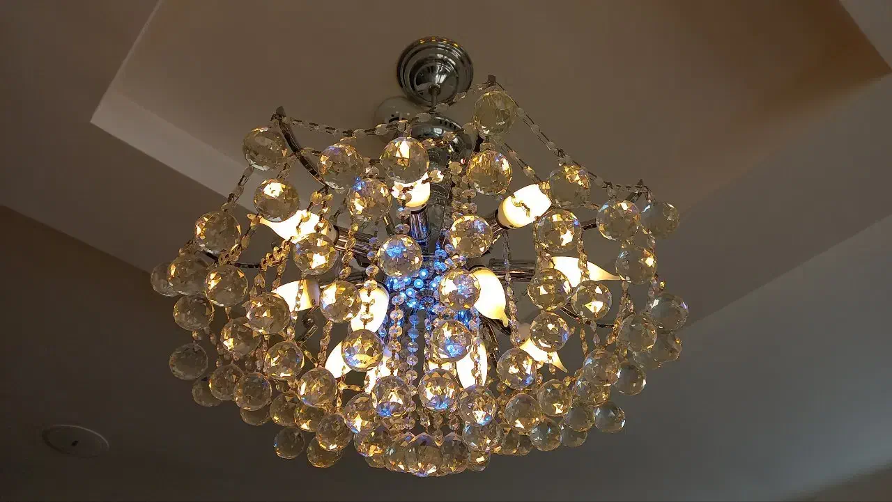 لوستر استیل بسیار شیک|لوستر و چراغ آویز|مشهد, احمدآباد|دیوار