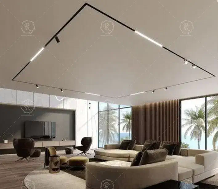 چراغ مغناطیسی EDC مگنت (ریل و چراغ لاین)|ریسه و چراغ تزئینی|یزد, |دیوار