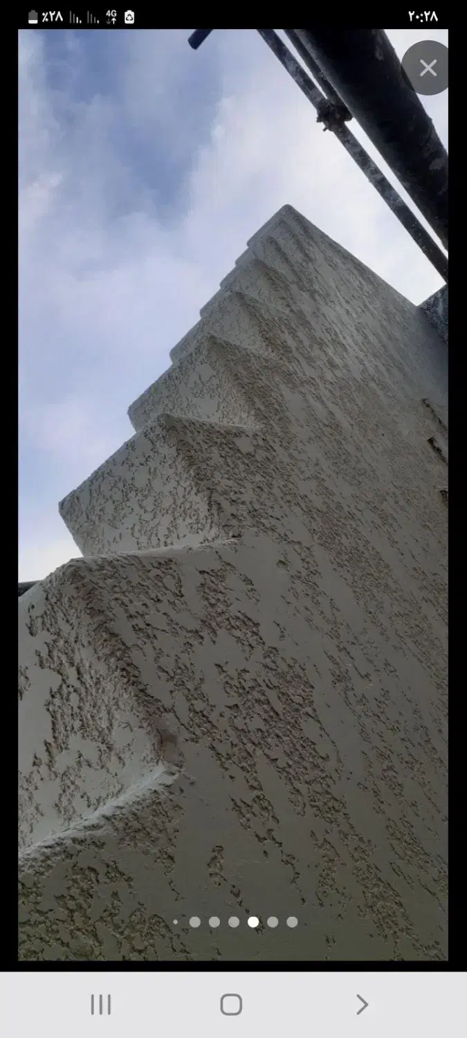 سیمان کاری سیمانکاری دیوار چینی شیب بندی تضمینی|خدمات پیشه و مهارت|خمین, |دیوار