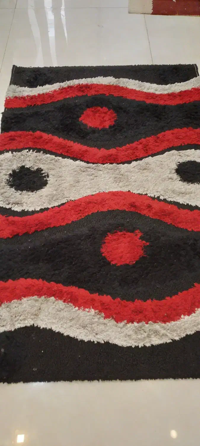 قالیچه شگی پرز بلند ترک|فرش|تهران, هفت حوض|دیوار