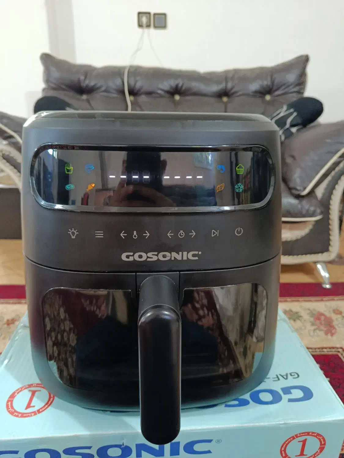 سرخ کن بدون روغن 8 لیتر گوسونیک اصل|اجاق گاز و لوازم برقی پخت‌وپز|لاهیجان, امیرشهید|دیوار