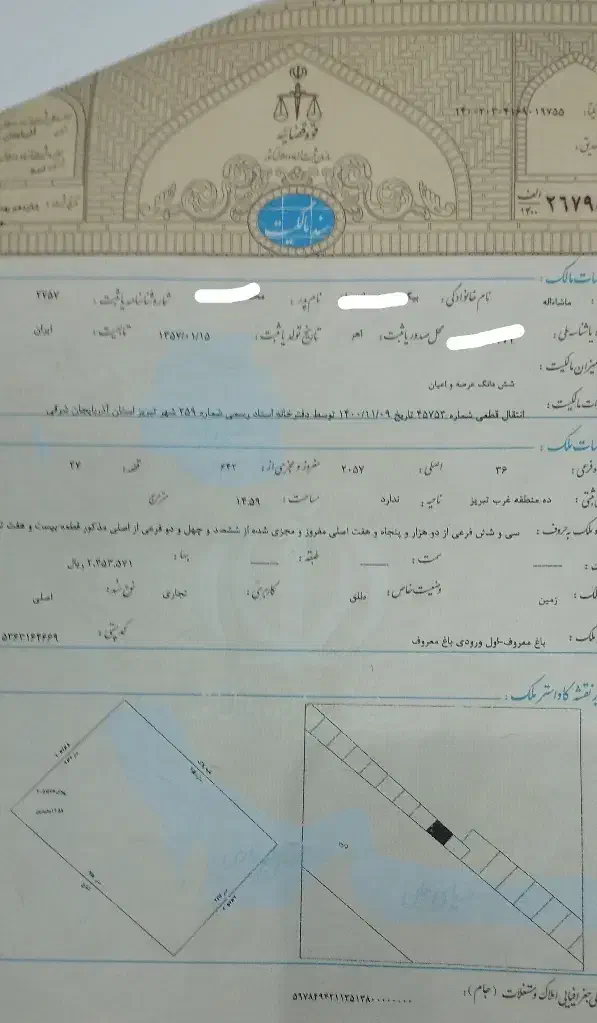 زمین مغازه خالی|فروش مغازه و غرفه|تبریز, |دیوار