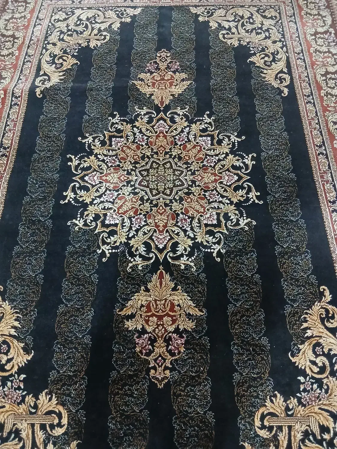 فرش خوش رنگ جفت ۶متری|فرش|بجنورد, |دیوار