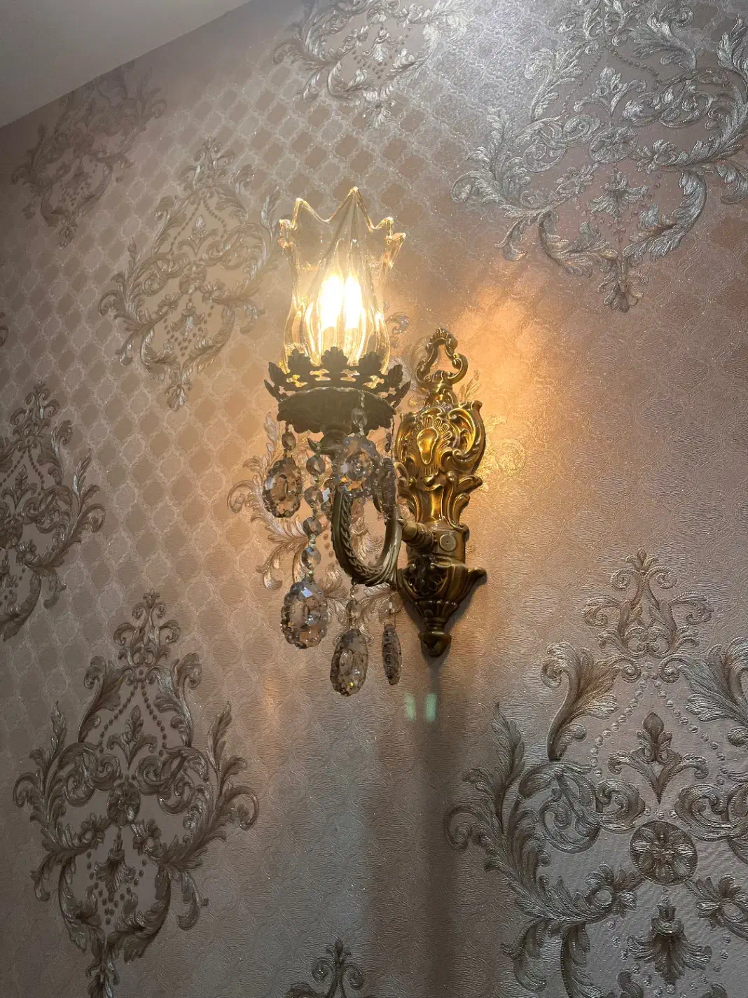 دیوارکوب کریستال|لوستر و چراغ آویز|تهران, جوادیه تهرانپارس|دیوار