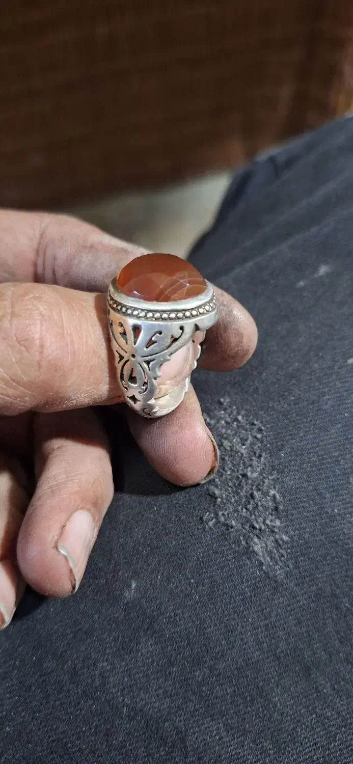 انگشتر نقره عقیق یمن|جواهرات|فردیس, قریشی|دیوار