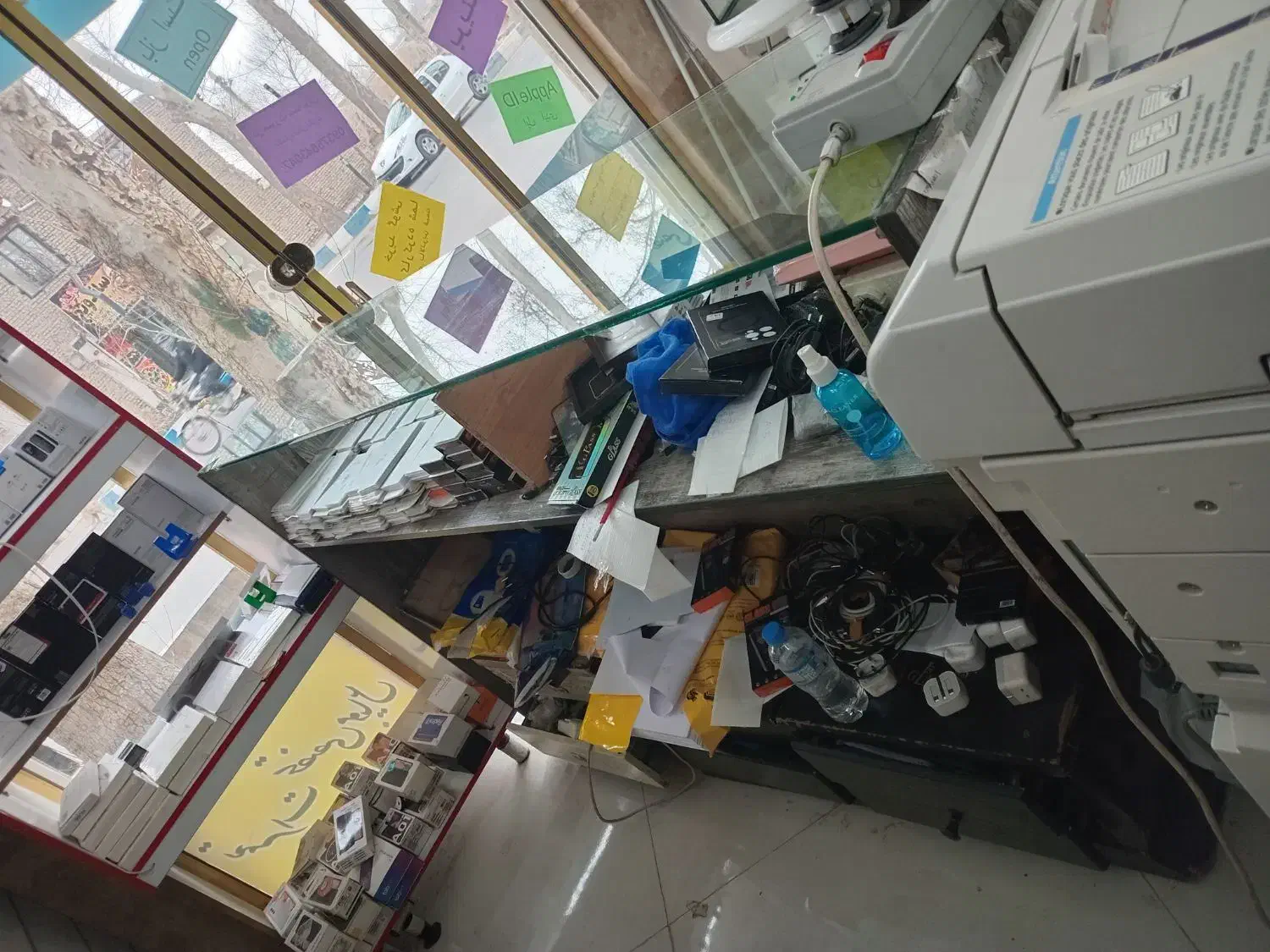 میز پیشخوان شیشه ای دکور شیشه رو ۱۰ میل|میز تحریر و کامپیوتر|ورامین, ریحان آباد|دیوار