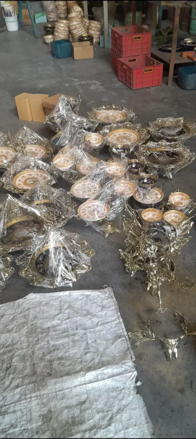 ظروف برنجی|ظروف سرو و پذیرایی|ورامین, ورامین|دیوار