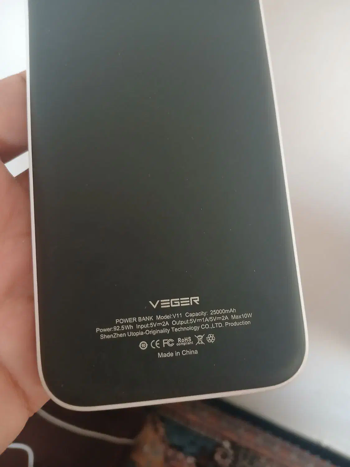 پاور بانک ۲۵۰۰م امپر ویجر|لوازم جانبی موبایل و تبلت|فردیس, داوری|دیوار
