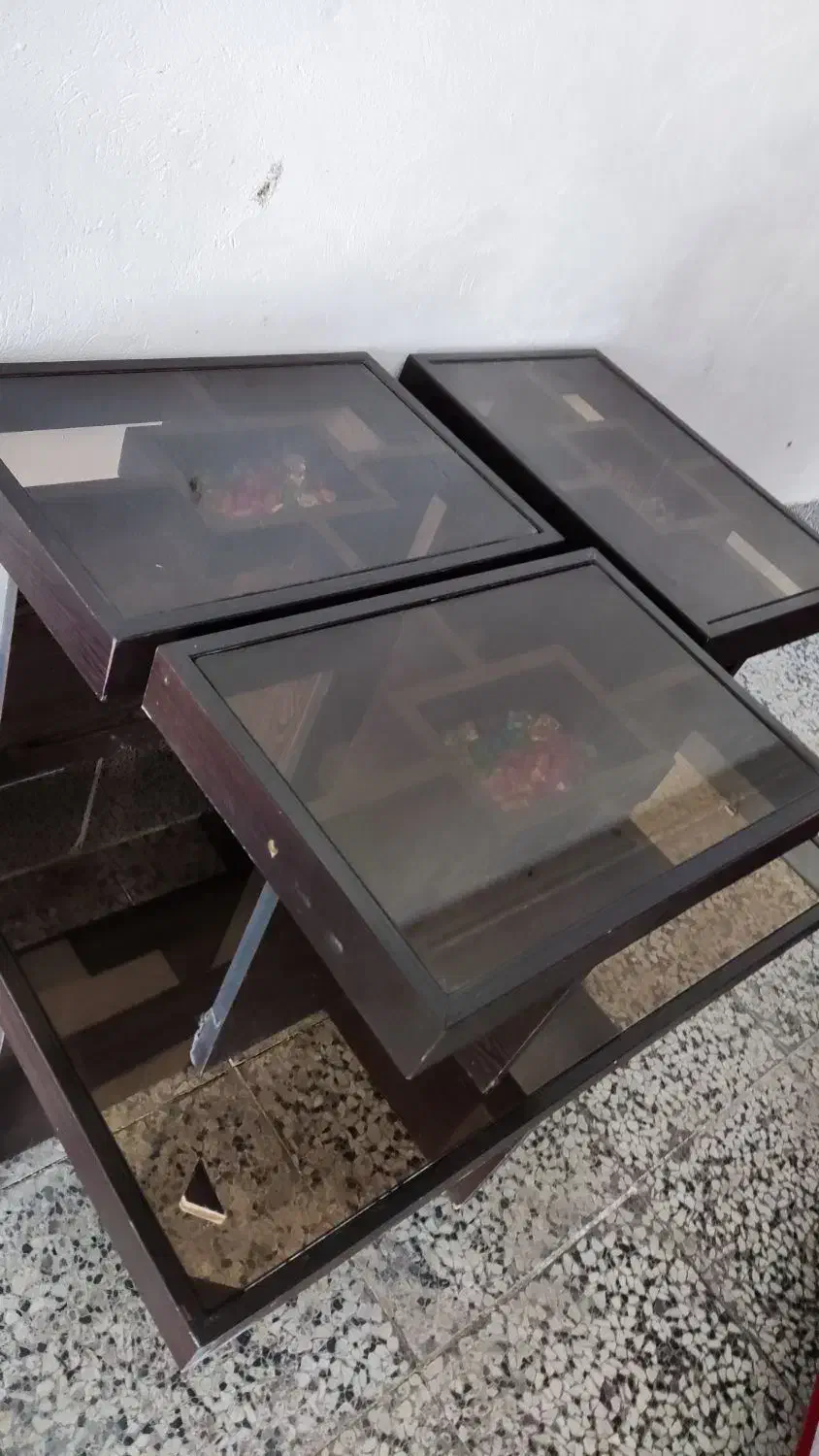 میز جلو مبلی و 3 تا عسلی|مبلمان خانگی و میز عسلی|ساری, |دیوار