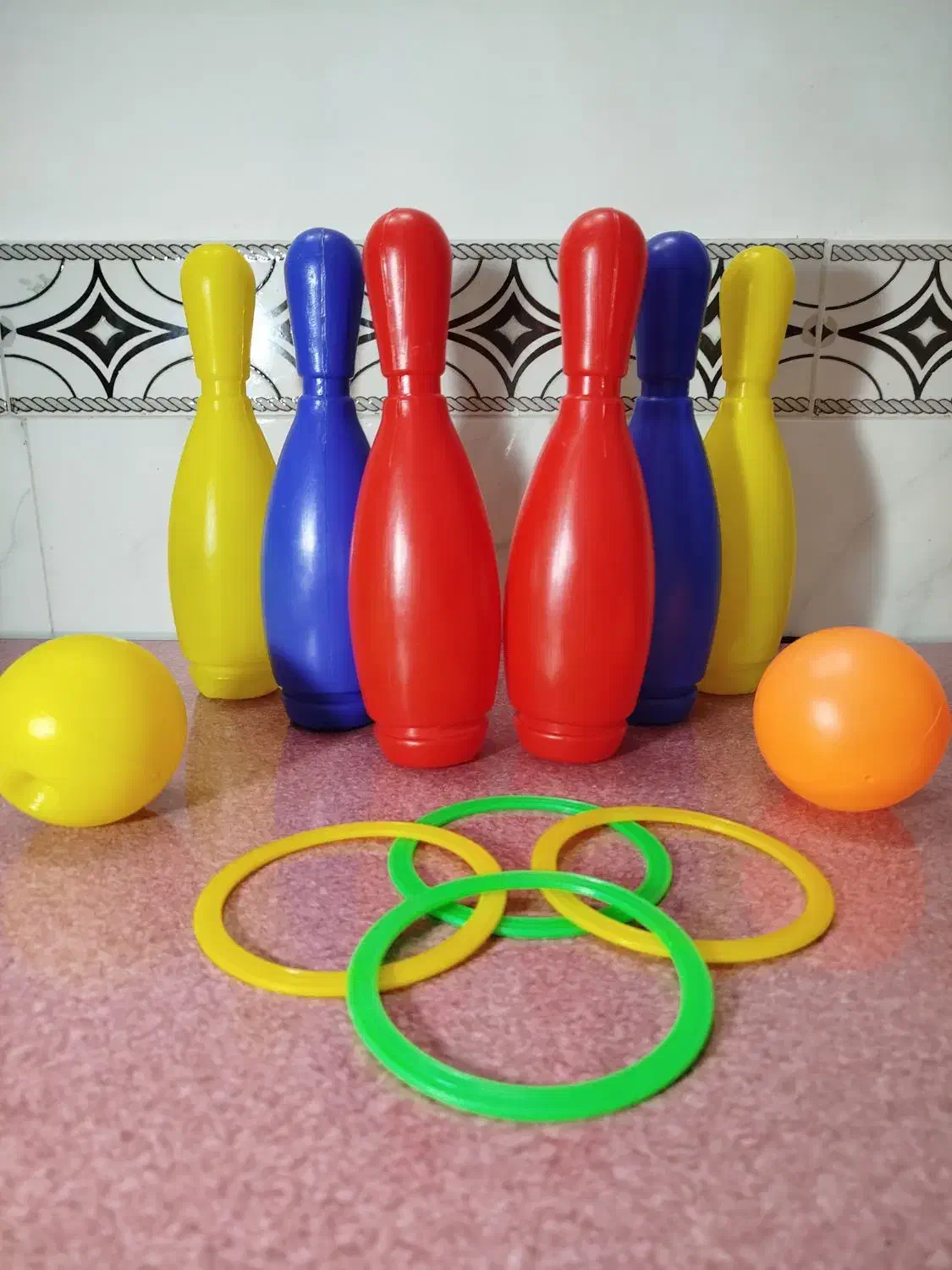 بولینگ پلاستیکی|اسباببازی بچه|بروجرد, |دیوار