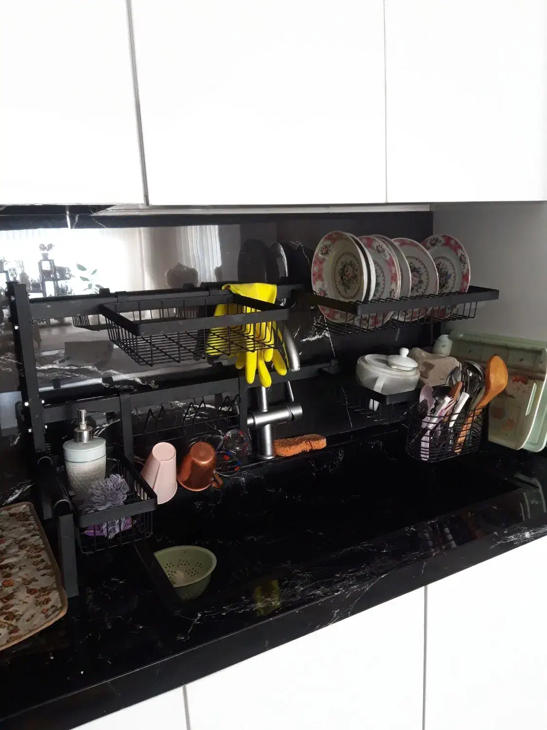 آبچکان آشپزخانه|آبچکان و نظمدهنده ظروف|خوی, |دیوار