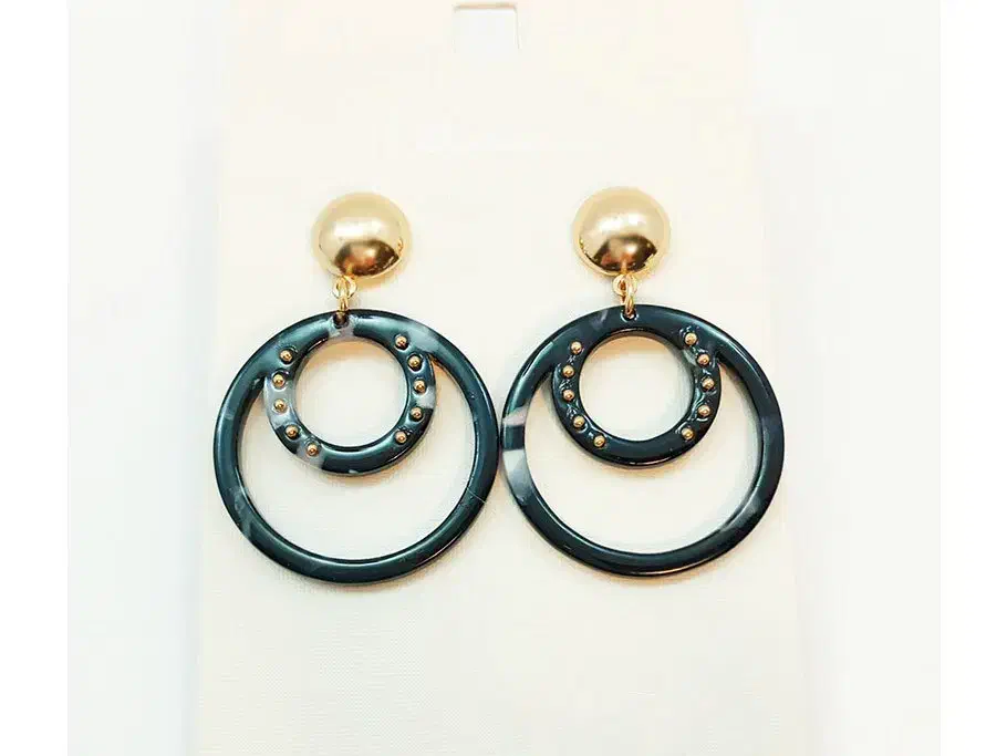 گوشواره آویز بلند چند رنگ دایره ای|بدلیجات|خرم‌آباد, |دیوار