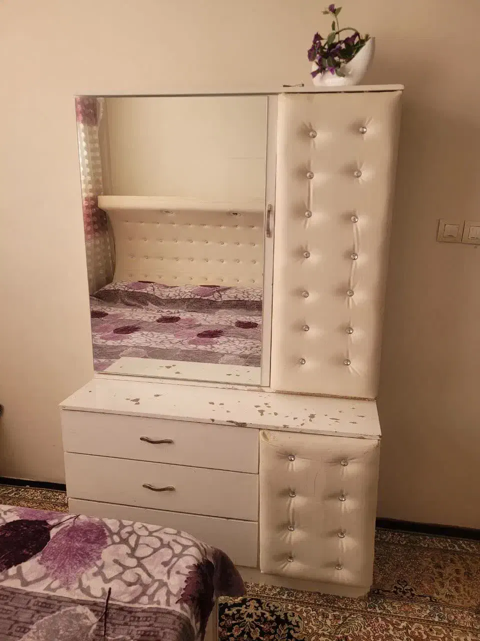 تخت وآینه|تخت و سرویس خواب|مشهد, چهنو|دیوار