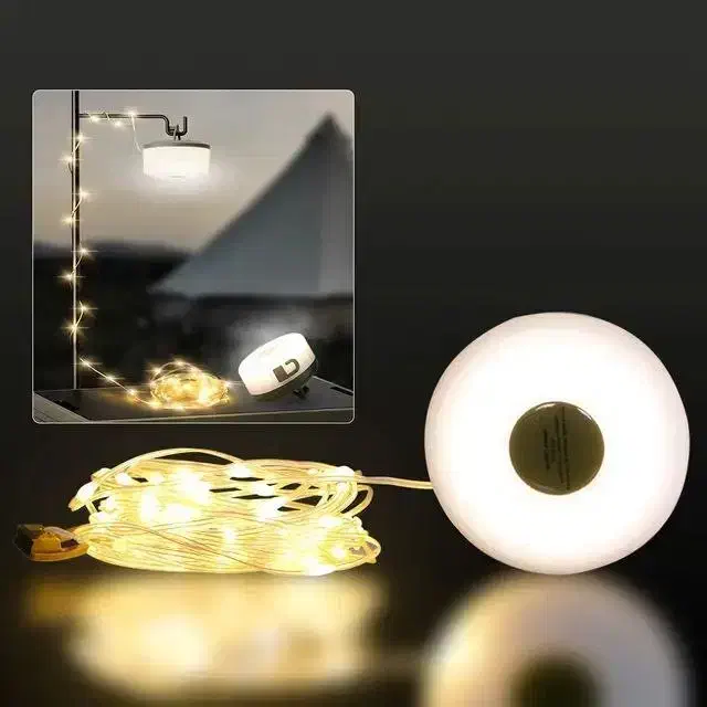 چراغ ریسه ای شارژی ، جمع شونده و مناسب کمپ|ریسه و چراغ تزئینی|تهران, الهیه|دیوار