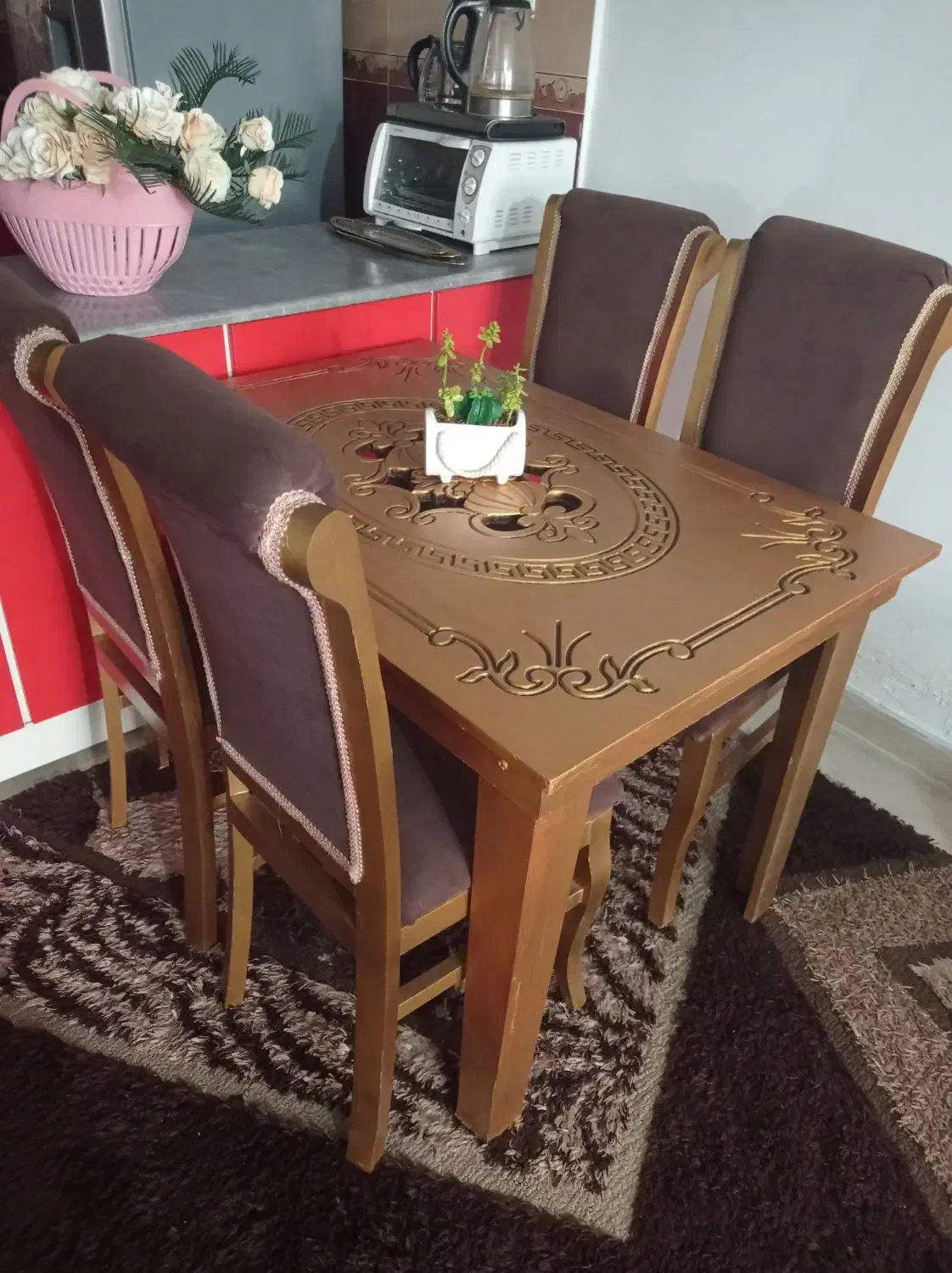 مبل و میز ناهارخوری ست|مبلمان خانگی و میز عسلی|رودسر, |دیوار