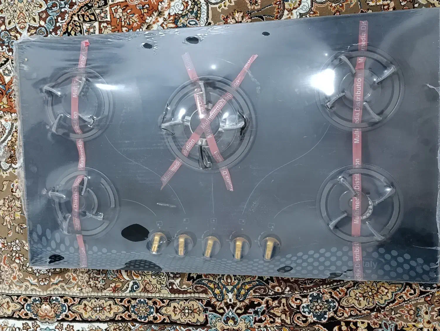 گاز رومیزی صفحه شیشه اصل|اجاق گاز و لوازم برقی پخت‌وپز|مهاباد (آذربایجان غربی), |دیوار