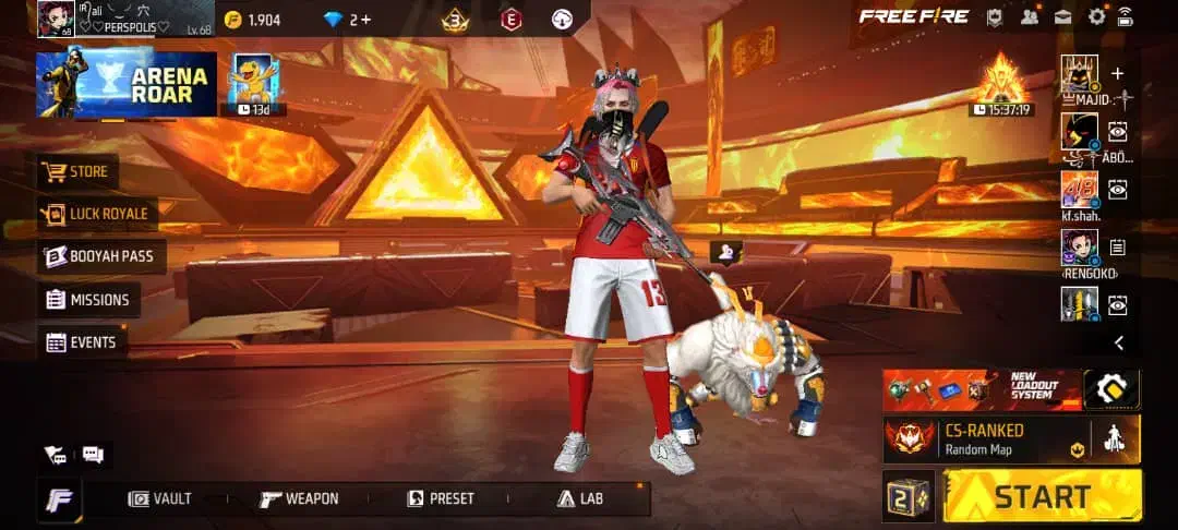 بازی فری فایر|کنسول، بازی ویدئویی و آنلاین|شیراز, زرهی|دیوار