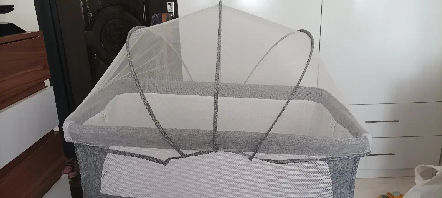 گهواره کنار تخت مادر مدل ویرا+کریر|تخت و صندلی بچه|رشت, یخسازی|دیوار