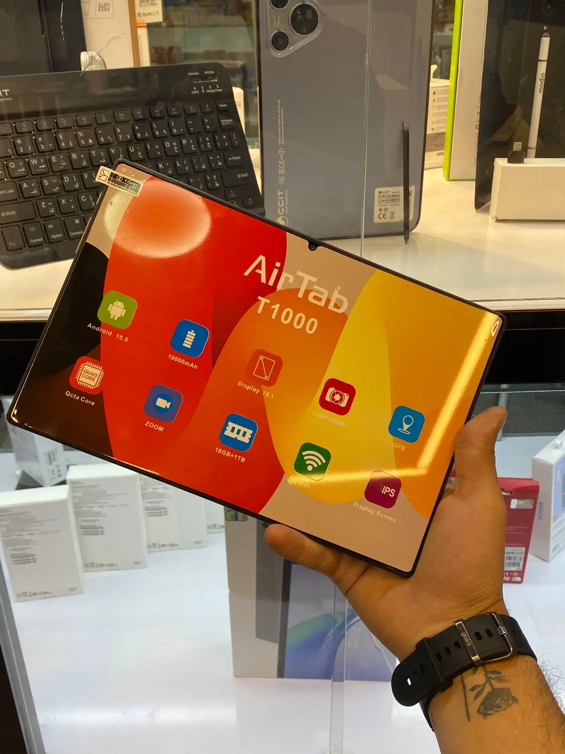 آیپد مدل Air tab بالاترین کیفیت مدل T1000|تبلت|شیراز, معالیآباد|دیوار
