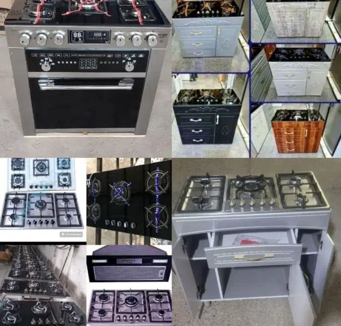 اجاق گاز کابینتی بدون چک اقساطی ۵و۴ شعله کد۹۸۰۷ui|اجاق گاز و لوازم برقی پختوپز|رشت, رشتیان|دیوار