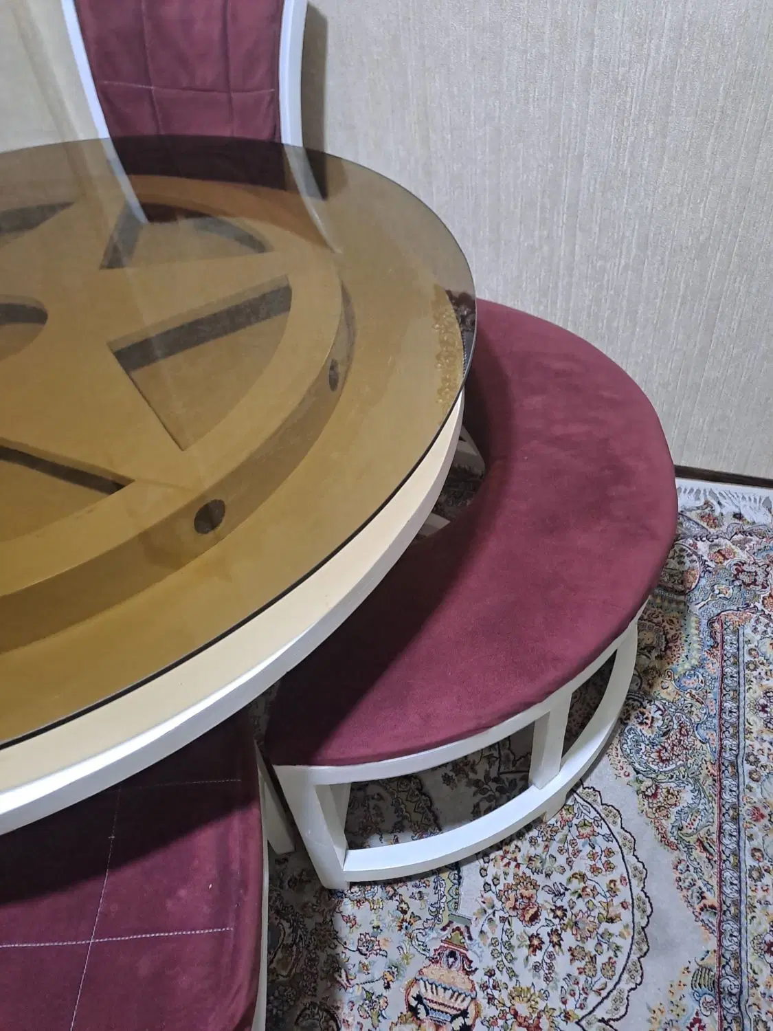 فروش ناهار خوری چهار نفره با یک نیمکت دو نفره|میز و صندلی غذاخوری|تهران, اسکندری|دیوار