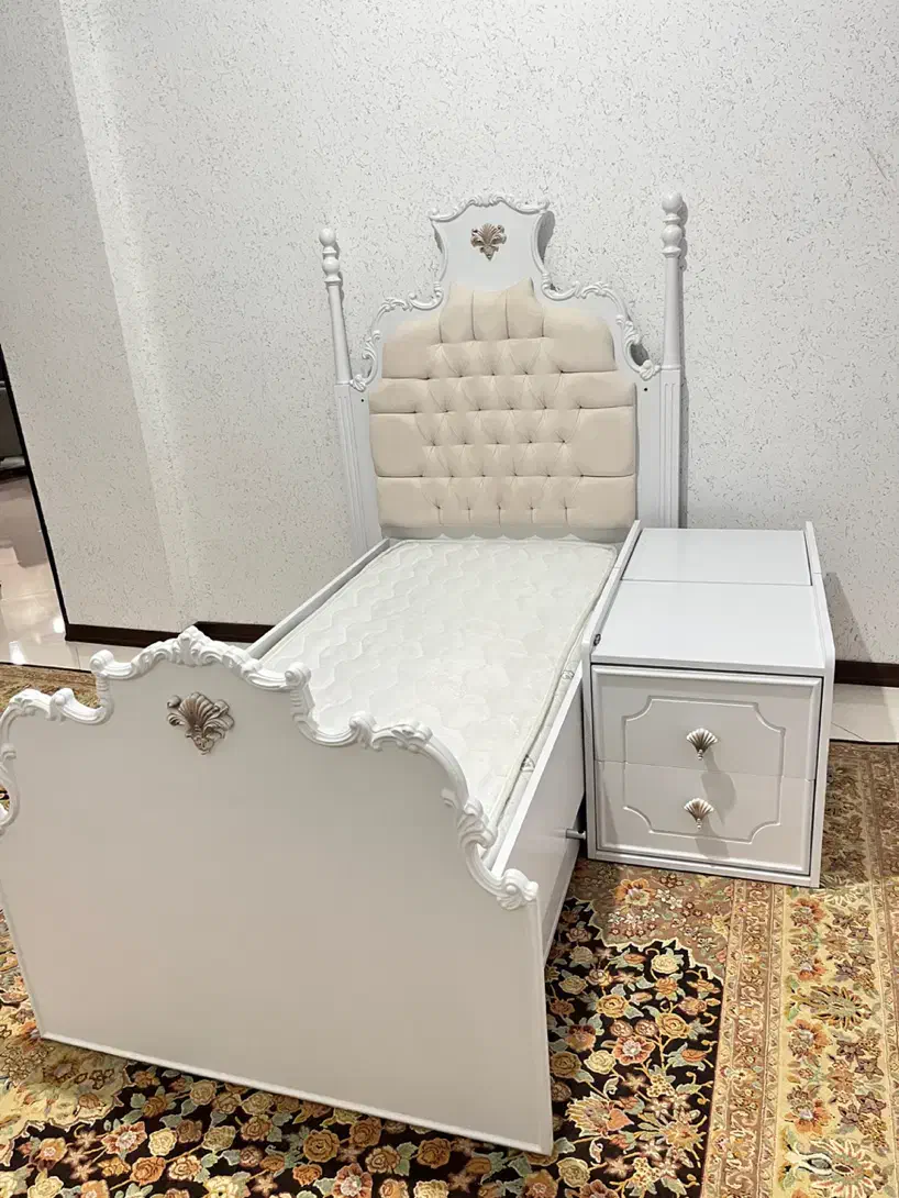 تخت آپادانا بهمراه تشک فابریک|تخت و سرویس خواب|بجنورد, |دیوار