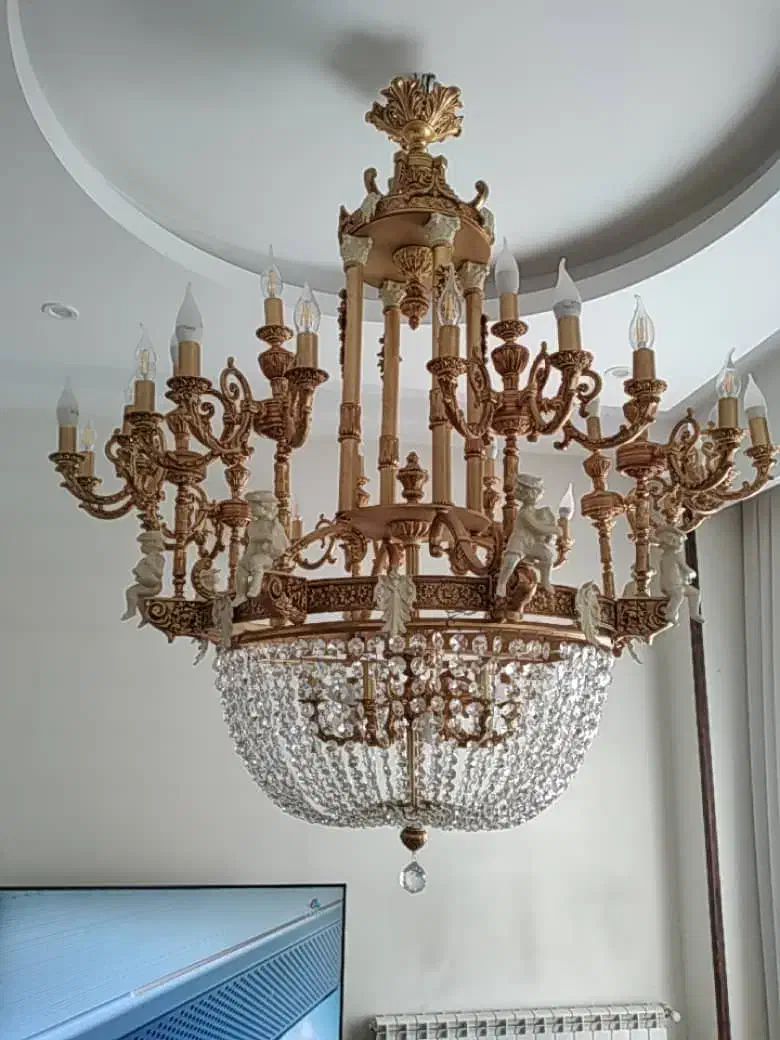 لوستر انصاری آب طلا|لوستر و چراغ آویز|تهران, امام حسین|دیوار