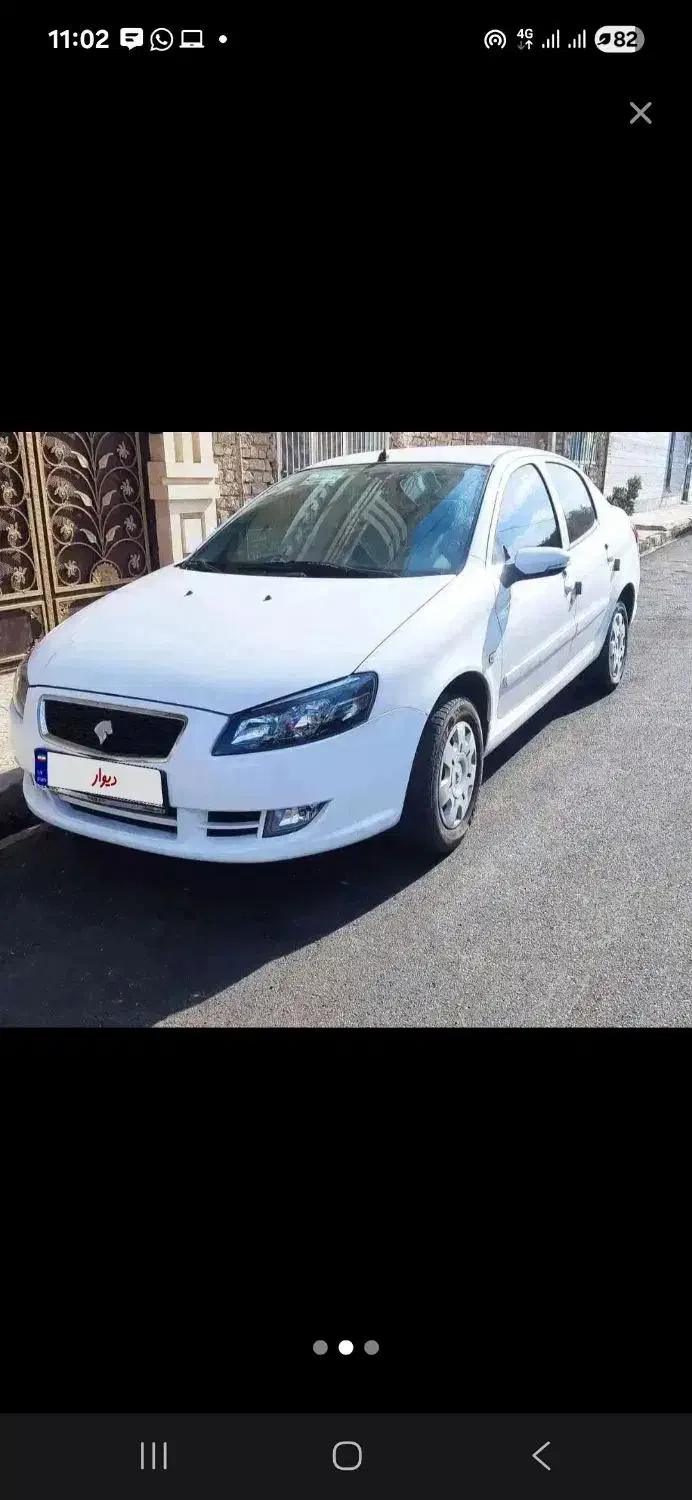 رانا پلاس سفید بی رنگ 1401|خودرو سواری و وانت|سمنان, |دیوار