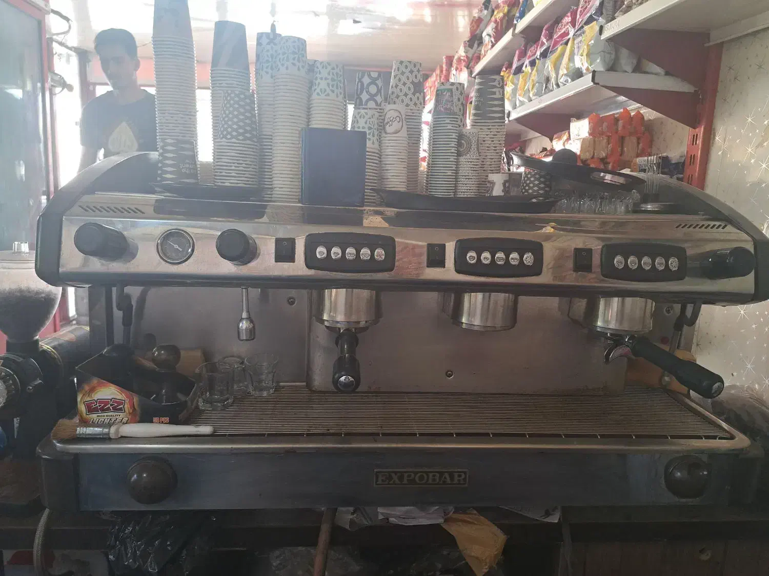 فروش دستگاه اسپرسو سه گروپ اسپانیایی|کافیشاپ و رستوران|وحدتیه, |دیوار