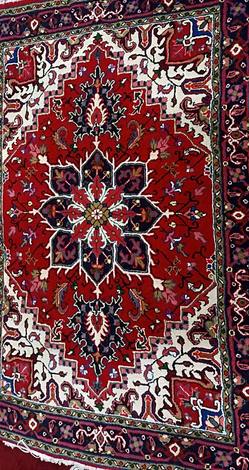 جفت فرش خالچه 4 متری دستباف|فرش|تبریز, |دیوار
