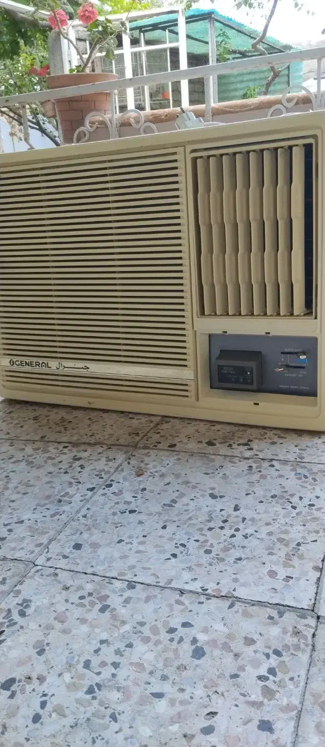 کولرگازی ۱۸۰۰۰پنچره ای اجنرال اصلی|کولر گازی و فنکوئل|نیشابور, خیام|دیوار