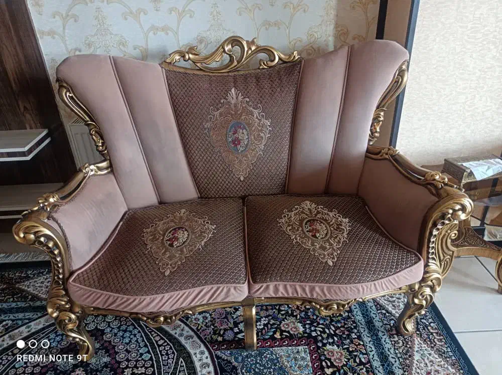 مبلمان|مبلمان خانگی و میز عسلی|ابریشم, |دیوار