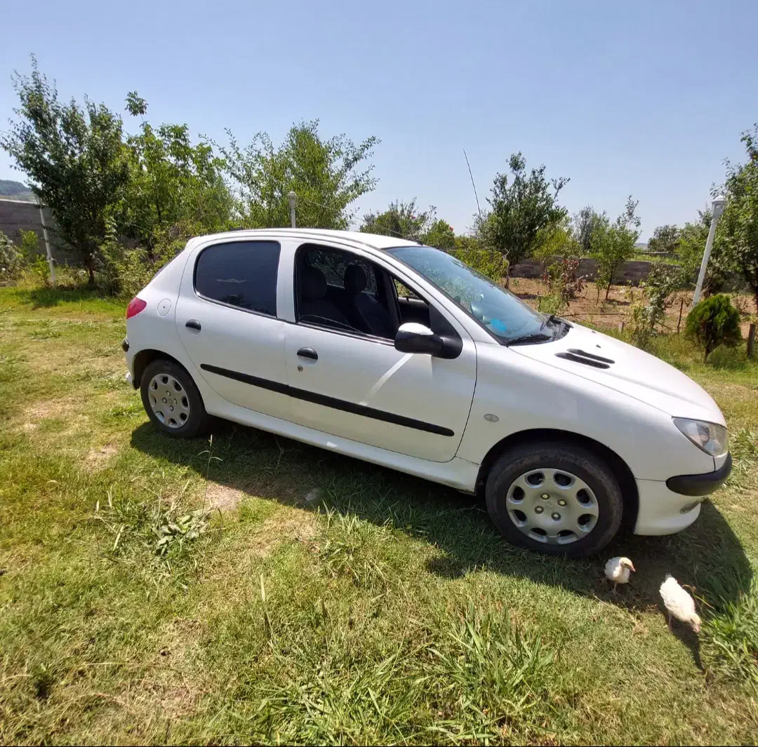 ۲۰۶ سفید مدل ۹۰ عالی خوش رنگ سالم فنی|خودرو سواری و وانت|قائم‌شهر, |دیوار