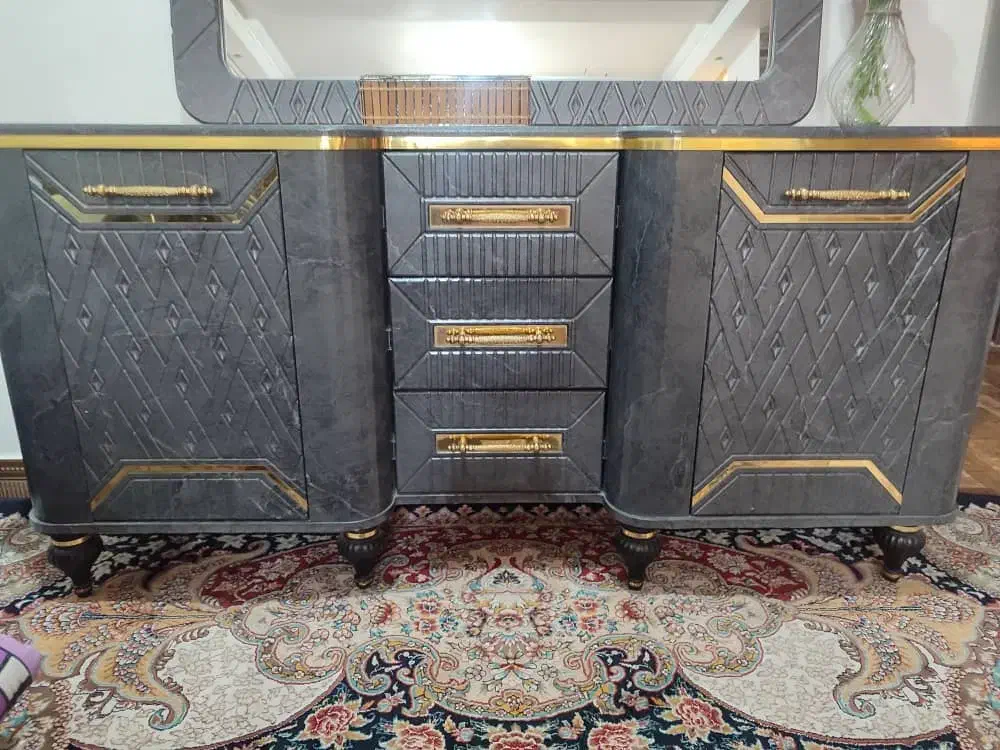 آینه کنسول و میز تی وی tv|بوفه، ویترین، کنسول|ایذه, |دیوار